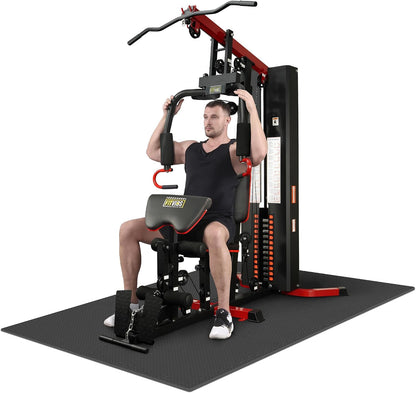 Fitvids All-in-One Full Body Home Gym Machine with Weight Stack Pulley System
