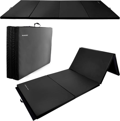 Fitvids Gymnastics Tumbling Mats 4-Panel Foldable Gymnastics Mat Portable Training Mat