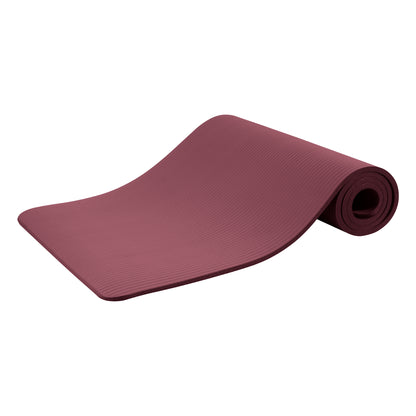 Fitvids 1/2-Inch Extra Thick High Density Yoga Mat, Anti-Tear Workout Exercise Mat with Carrying Strap for All Yoga & Fitness Workouts