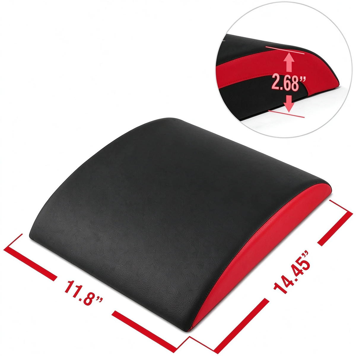 Fitvids 2PCS Rage Fitness Abdominal Mat, Ab Core Trainer, Crossfit Sit-Ups, Crunches