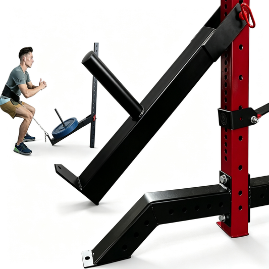 Upgraded Adjustable Jammer Arms Pair, Monolift Lever Arms Attachments, 600 LB Per Arm Capacity, Universal Fit for All Power Rack Post & Hole Sizes