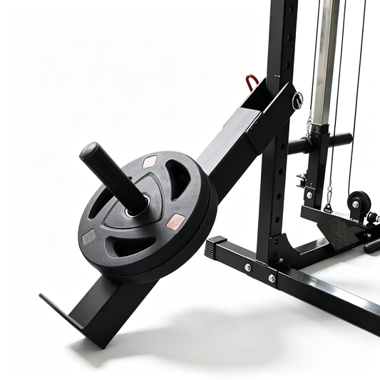 Upgraded Adjustable Jammer Arms Pair, Monolift Lever Arms Attachments, 600 LB Per Arm Capacity, Universal Fit for All Power Rack Post & Hole Sizes