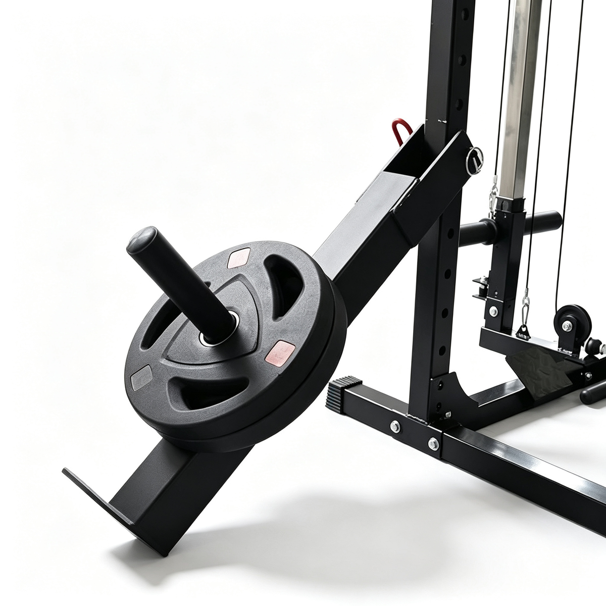 Fitvids Adjustable Jammer Arms | 600 LB Per Arm Lever Arms Monolift Attachments for Power Racks