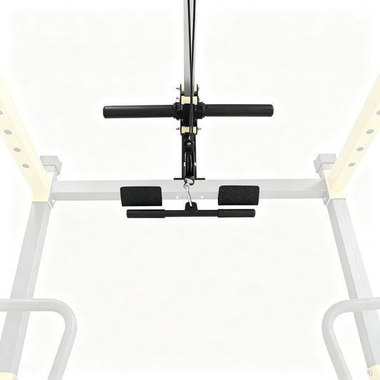 Multi-Functional Pro Series Power Rack Power Cage Home Gym Squat Rack with Lat Pulley Attachments for Bench Press, Squats and Deadlifts
