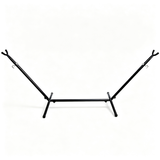 Heavy Duty Adjustable 9-Foot Steel Hammock Stand, Supports Up to 450 Pounds, Weather Resistant, Quick Easy Assembly for Outdoor Patio