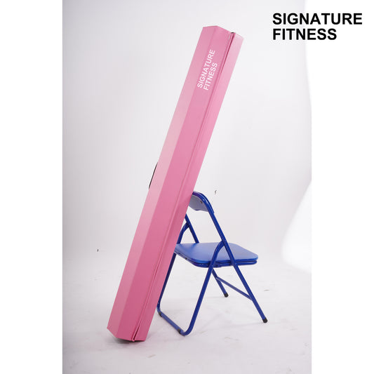 Signature Fitness 8 FT Gymnastics Balance Beam with Anti-Slip Bottom and Carrying Handles