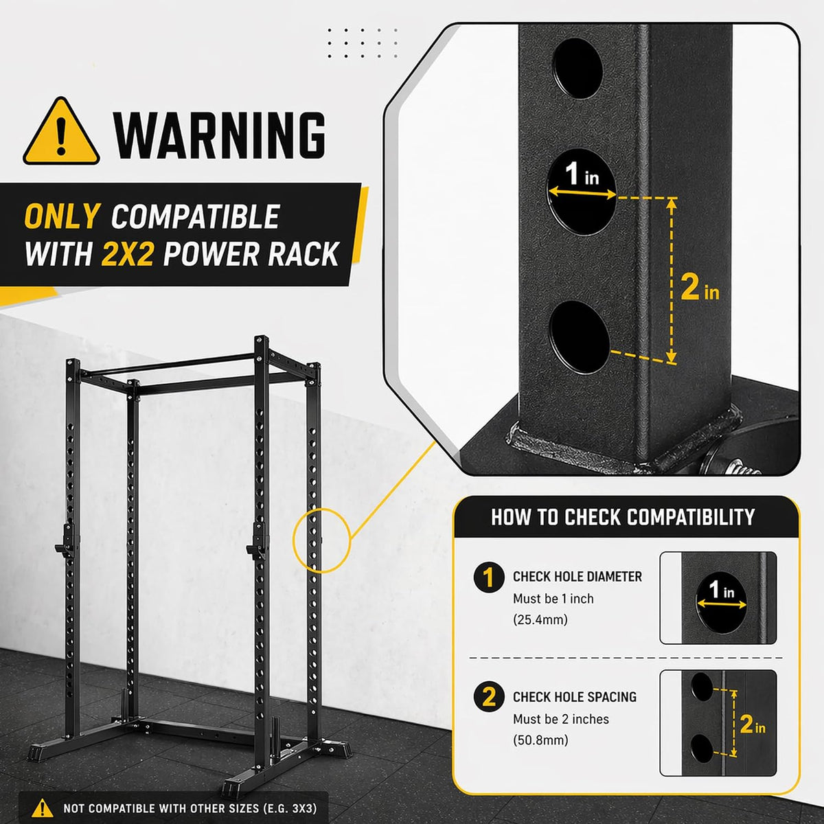Fitvids Weight Plate Holders for 2x2 Power Rack