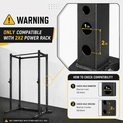 Fitvids Weight Plate Holders for 2x2 Power Rack