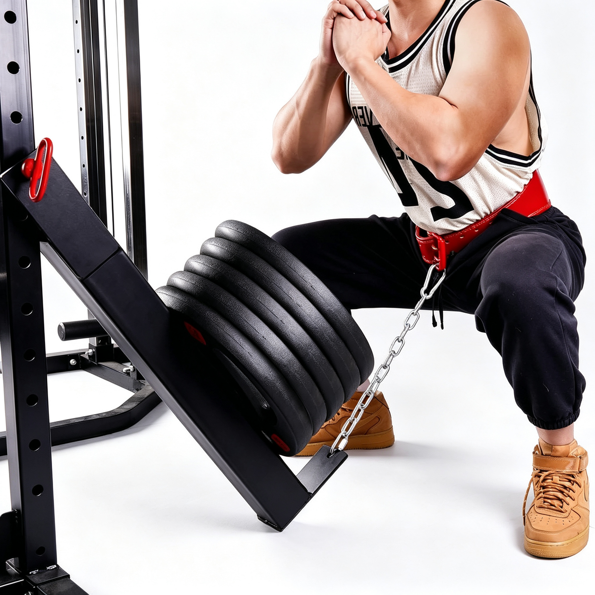 Upgraded Adjustable Jammer Arms Pair, Monolift Lever Arms Attachments, 600 LB Per Arm Capacity, Universal Fit for All Power Rack Post & Hole Sizes
