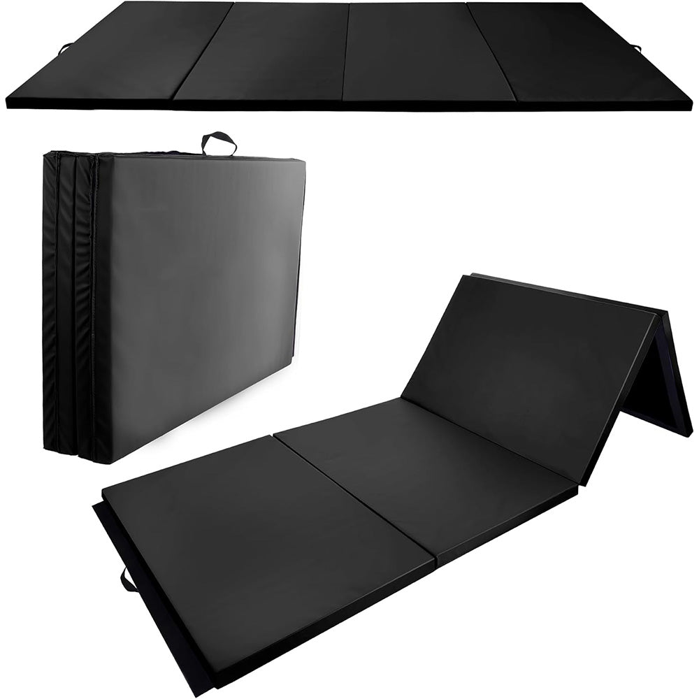 Fitvids Gymnastics Tumbling Mats 4-Panel Foldable Gymnastics Mat Portable Training Mat