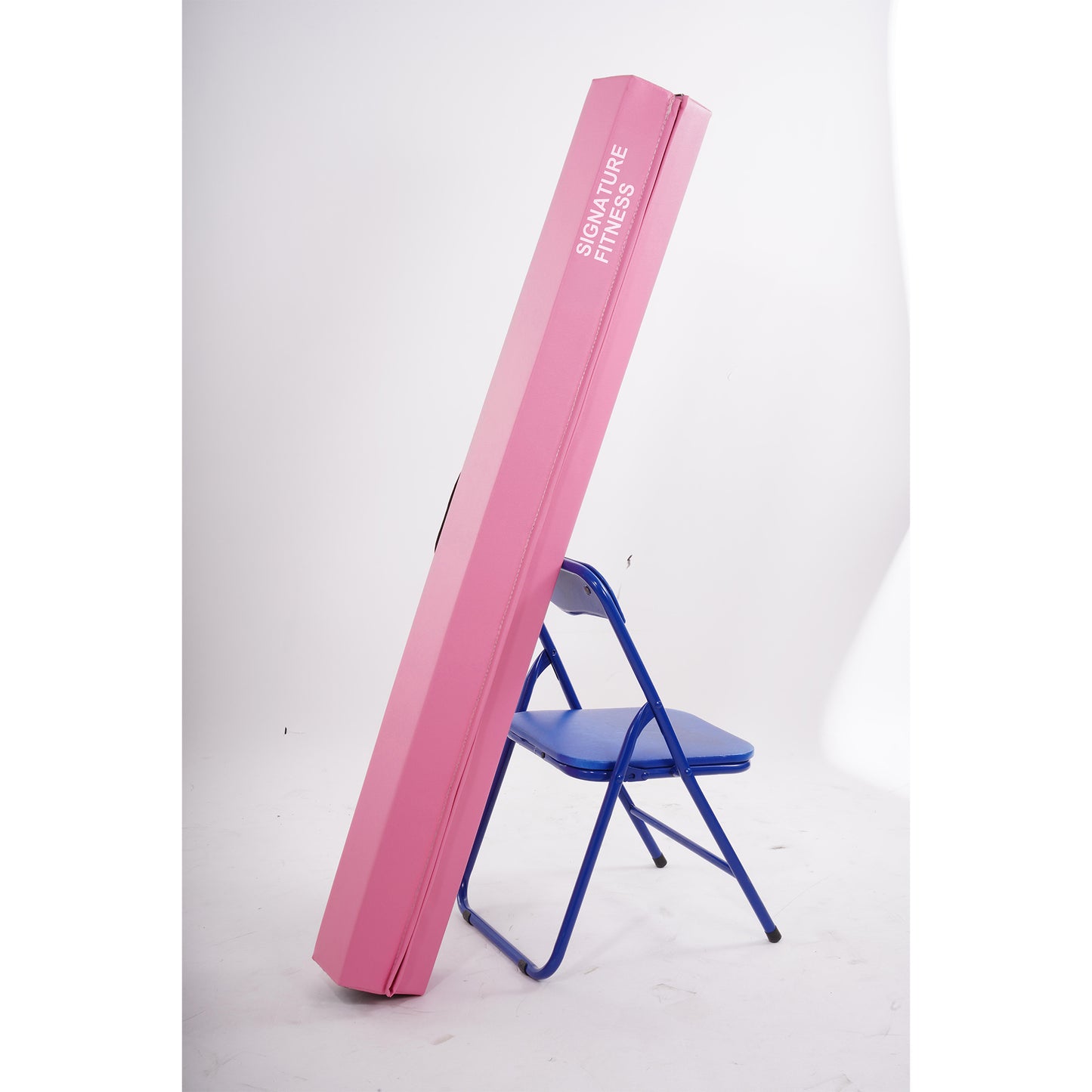 Signature Fitness 8 FT Gymnastics Balance Beam with Anti-Slip Bottom and Carrying Handles