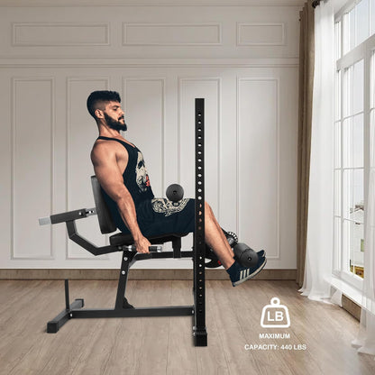 Fitvids Leg Extension Curl Machine, Plate Loaded Leg Developer for Garage | Build stronger legs with adjustable dual-function training for home gyms, bodybuilding, knee strength and lower body workouts