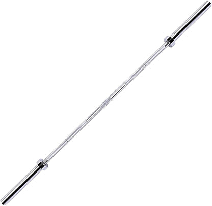 Fitvids 5 Feet Olympic Barbell Bar, 2-Inch Weight Lifting Bar with Collars, 700 LBS Capacity for Home Gym, Bench Press & Strength Training