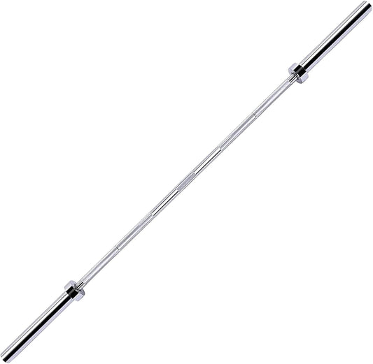 Fitvids 5 Feet Olympic Barbell Bar, 2-Inch Weight Lifting Bar with Collars, 700 LBS Capacity for Home Gym, Bench Press & Strength Training