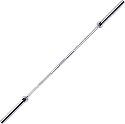 Fitvids 6 Feet Olympic Barbell Bar, 2-Inch Weight Lifting Bar with Collars, 700 LBS Capacity for Home Gym, Bench Press & Strength Training