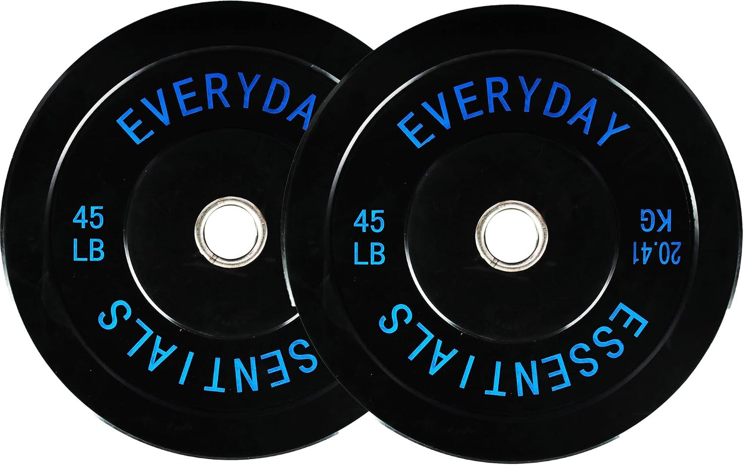 Fitvids 2‑Inch 90lbs Olympic Bumper Plates Set, Rubber Weight Plates for Home Gym Strength & Olympic Lifting