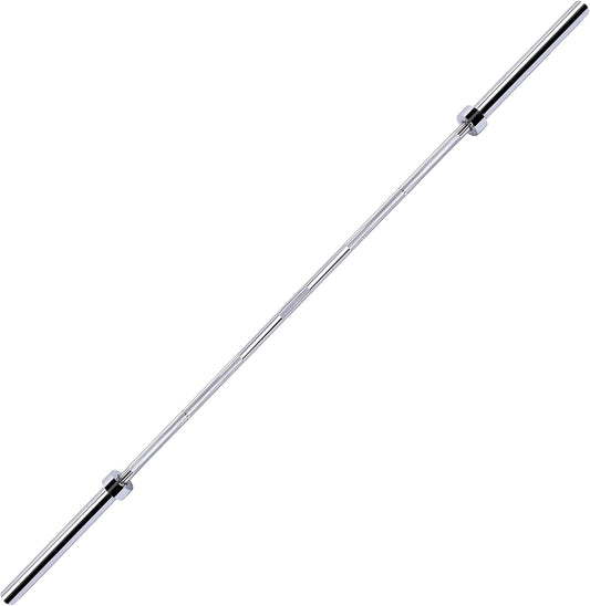 Fitvids 7 Feet Olympic Barbell Bar, 2-Inch Weight Lifting Bar with Collars, 700 LBS Capacity for Home Gym, Bench Press & Strength Training