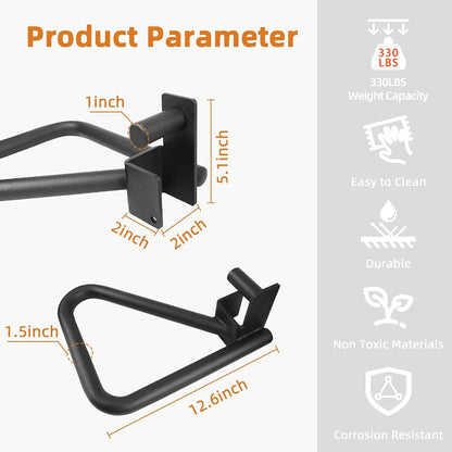Fitvids Adjustable Jammer Arms Pair 600 LB Per Arm Monolift Lever Arms for Power Rack, Fits All Post and Hole Sizes