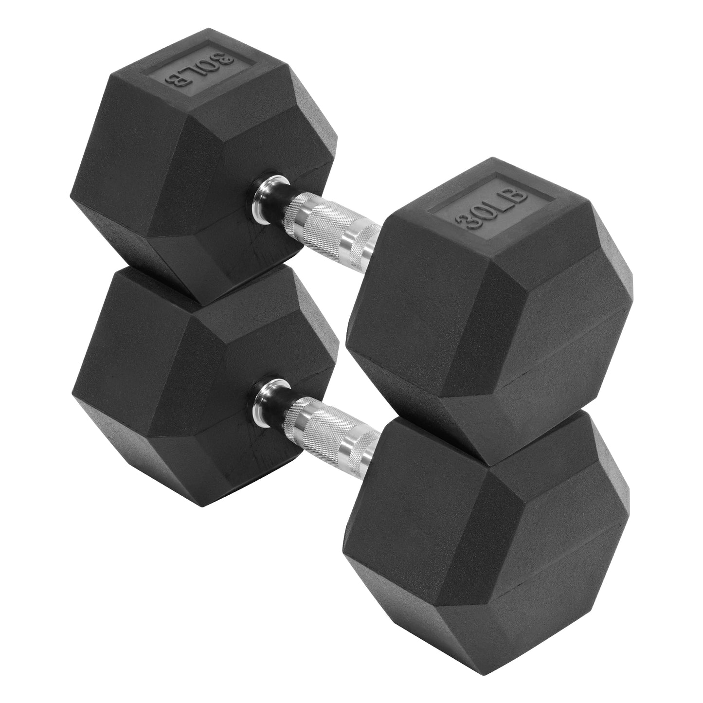 Fitvids Hex Dumbbells Rubber Coated Hand Weights for Exercises and Fitness Home Gym