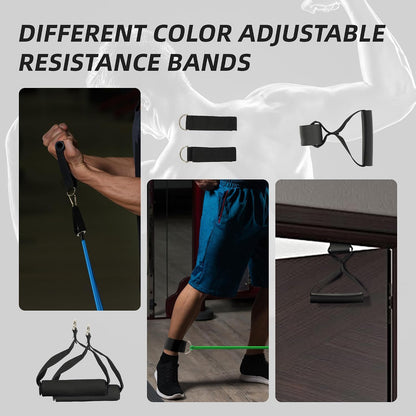 Fitvids Resistance Loop Bands Set, 5-Level Exercise Bands for Home Fitness, Physical Therapy & Strength Training