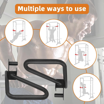Fitvids Adjustable Jammer Arms Pair 600 LB Per Arm Monolift Lever Arms for Power Rack, Fits All Post and Hole Sizes