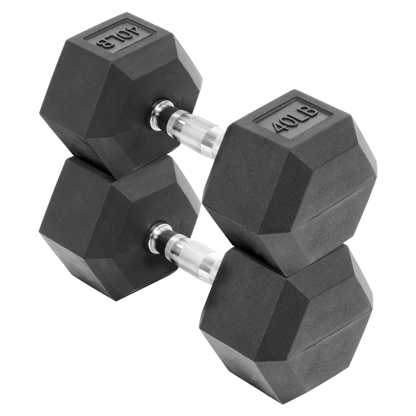 Fitvids Hex Dumbbells Rubber Coated Hand Weights for Exercises and Fitness Home Gym