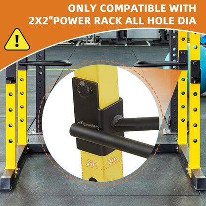 Fitvids Adjustable Jammer Arms Pair 600 LB Per Arm Monolift Lever Arms for Power Rack, Fits All Post and Hole Sizes
