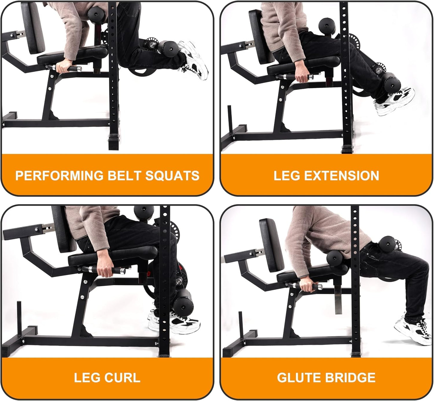 Fitvids Leg Extension Curl Machine, Plate Loaded Leg Developer for Garage | Build stronger legs with adjustable dual-function training for home gyms, bodybuilding, knee strength and lower body workouts