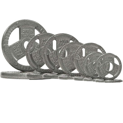 Fitvids 2" Olympic Tri-Grip Weight Plates Set 70LB Home Gym Weights