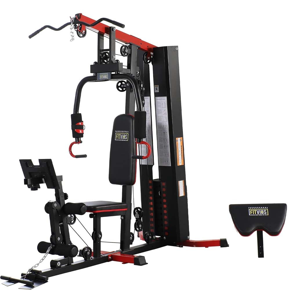 Fitvids Multifunctional All-in-One Home Gym with Pulley System Seated Row Workout Station
